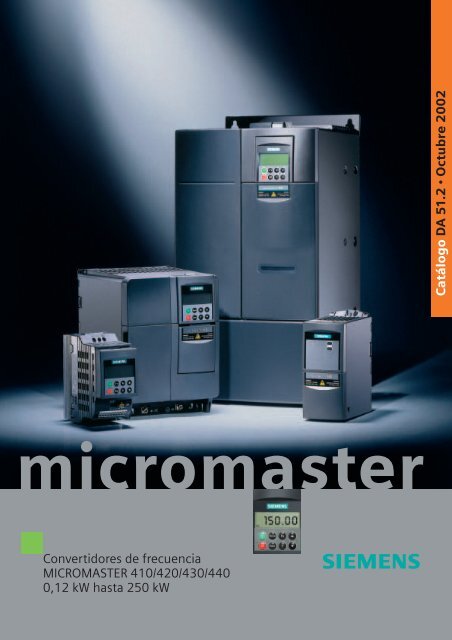 catalogo micromaster variadores de frecuencia