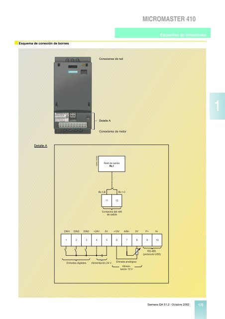 catalogo micromaster variadores de frecuencia