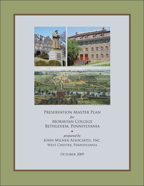 Moravian Preservation Master Plan.indb - Society for College and ...