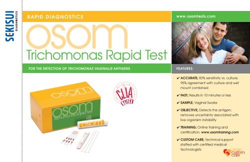 OSOMÃ‚Â® Trichomonas Rapid Test - Sekisui Diagnostics