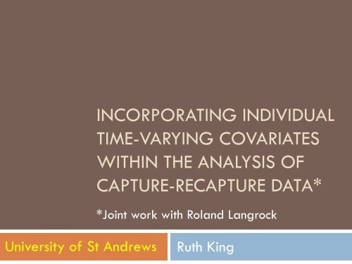 Dr Ruth King: slides