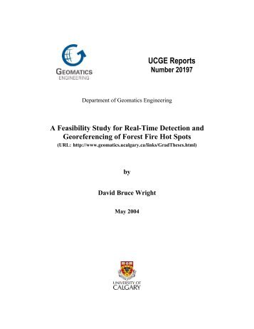 A Feasibility Study for Real-Time Detection and - University of Calgary