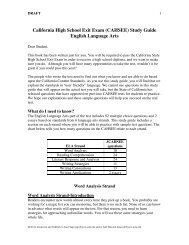 California High School Exit Exam (CAHSEE) - English Companion