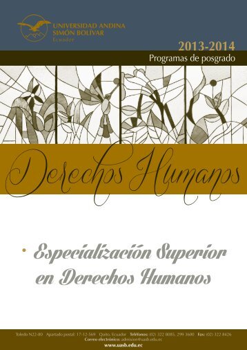 Descargar folleto informativo completo - Universidad Andina SimÃ³n ...