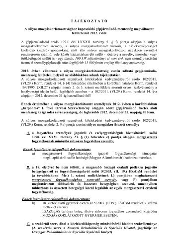 T ÃƒÂ J ÃƒÂ‰ K O Z T A T ÃƒÂ“ A sÃƒÂºlyos ... - Zalaegerszeg
