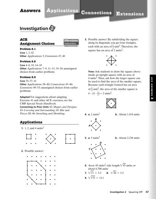 Homework Answers To Pythagoras Ch 2