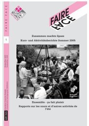 Faire Face, Ausgabe/Edition 5-2005 - ASPr-SVG