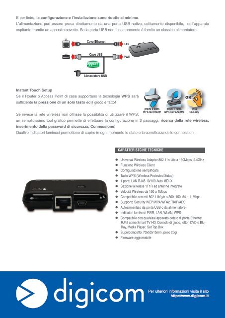 Universal Wireless Adapter - Digicom