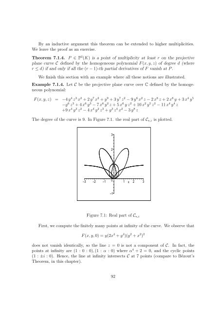 Chapter 7 Local properties of plane algebraic curves - RISC