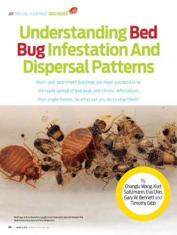 Understanding bed bug Infestation And Dispersal ... - RCI Rutgers