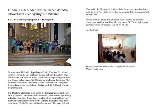 Juni/Juli/August 2013 - Evangelischer Kirchenkreis Berlin-SchÃ¶neberg