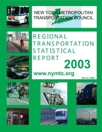 Regional Transportation Statistical Report â Annually - New York ...