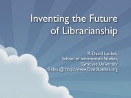 The Mission of Librarians is to Improve Society through Facilitating