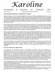 Informationsblatt für Schmöckwitz und Karolinenhof 03/10