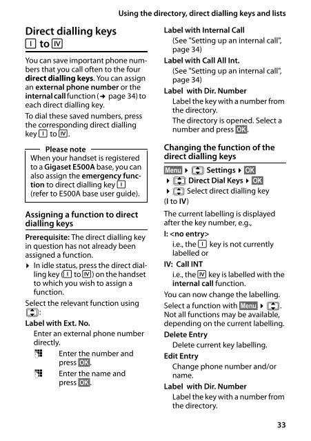 Siemens Gigaset E500H Handset Datasheet (PDF)