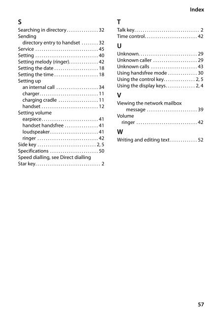 Siemens Gigaset E500H Handset Datasheet (PDF)