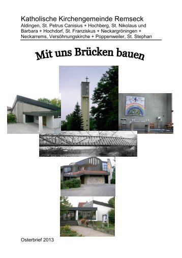 Gemeindebrief 2013 - Termine