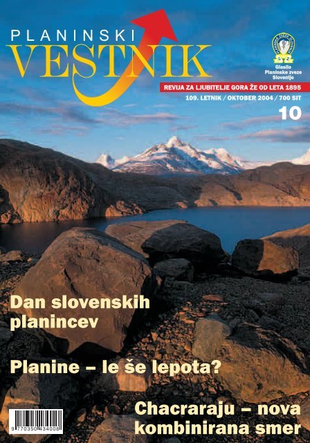 Celotna Å¡tevilka - Planinski Vestnik
