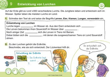 Entwicklung von Lurchen - Duden Paetec