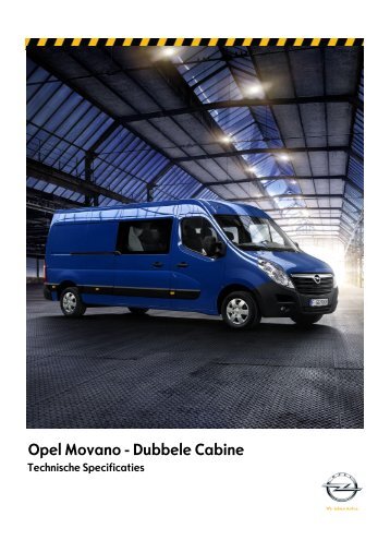 Opel Movano - Dubbele Cabine