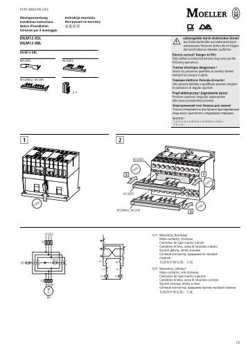 DILM12-XSL, -XRL - Moeller