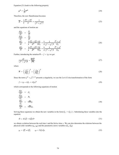 Symplectic and Regularization Methods