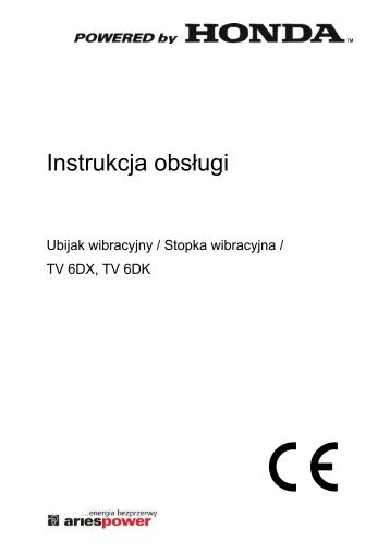 Instrukcja obsÃ…Â‚ugi ubijaka TACOM TV6DK - pdf [1.4 MB] - Wobis