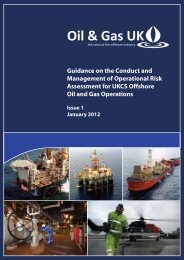 Guidance on the Conduct and Management of ... - Oil & Gas UK