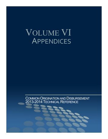 VOLUME VI - FSAdownload.ed.gov - U.S. Department of Education