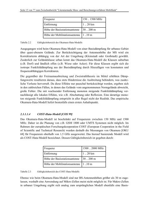 „Entwicklung von Mess-und Berechnungsverfahren zur ... - BMU