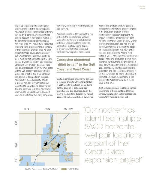 ANNUAL REPORT 2011 - Connacher Oil and Gas