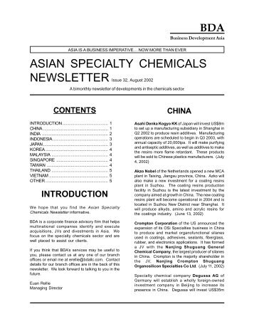 Issue 32, August 2002 - Business Development Asia LLC