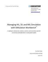 Managing HIL, SIL and MIL Simulation with SIMulation Workbench