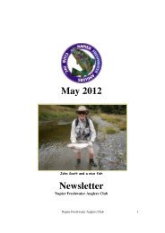 Napier Freshwater Anglers Club - Christchurch Fishing and Casting ...