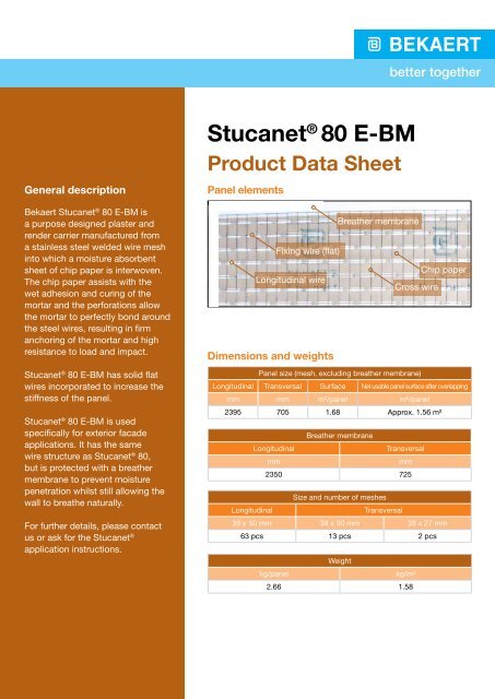 Stucaneta 80 E Bm Bekaert