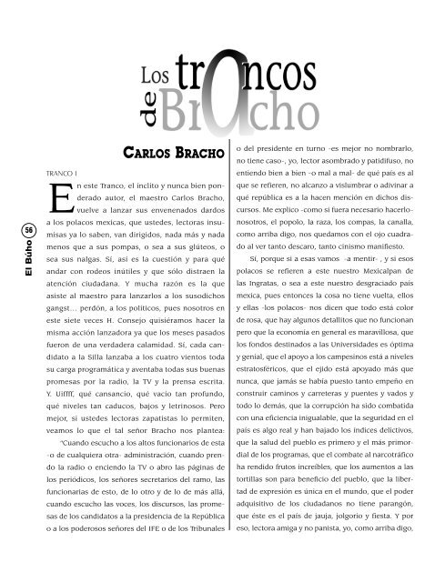 Miguel SÃ¡nchez de ArMAS - Revista EL BUHO