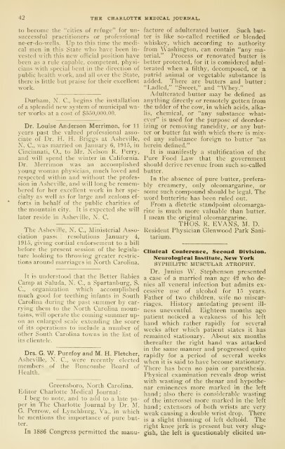 Vol. 71, 1915 - The University of North Carolina at Chapel Hill