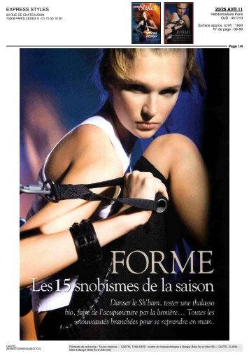 snobismes de la saison - Le Castel Clara