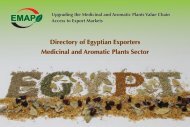 MAP Egyptian Exporters Directory - 2nd Edition - EMAP