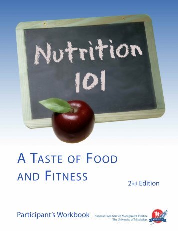 Participant's Workbook - National Food Service Management Institute