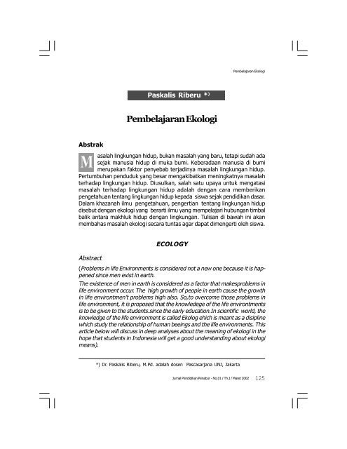 Hal.125-132 Pembelajaran Ekologi.pdf - BPK Penabur