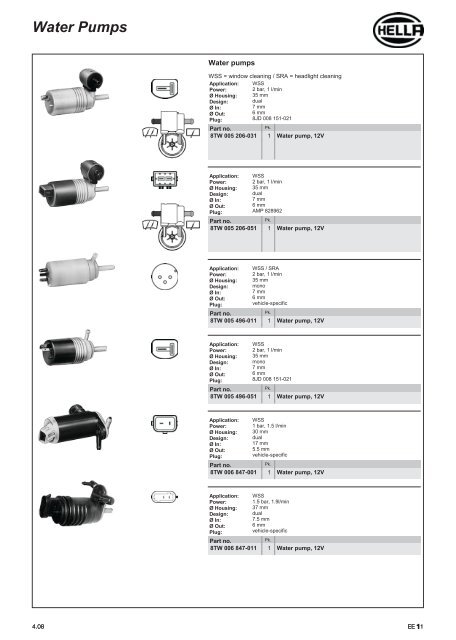 Water Pumps - hella.shop.hu