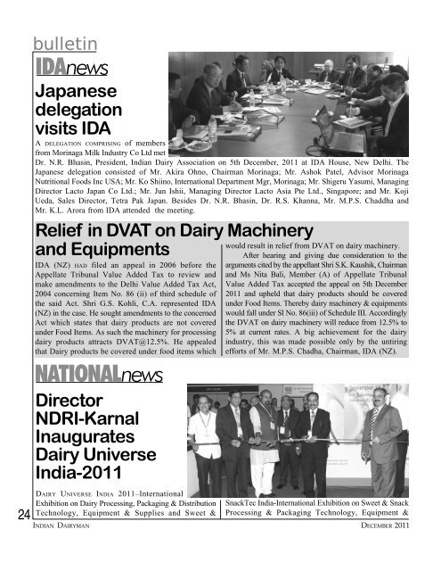News Final.p65 - Indian Dairy Association