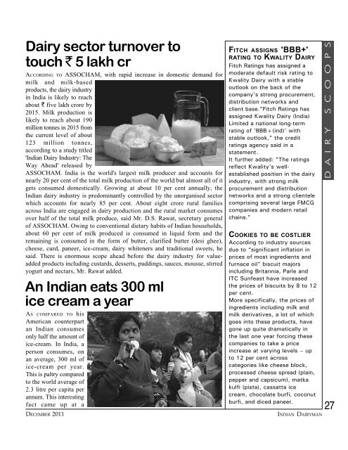 News Final.p65 - Indian Dairy Association