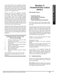 Section 3: Transporting Cargo Safely - State of Indiana