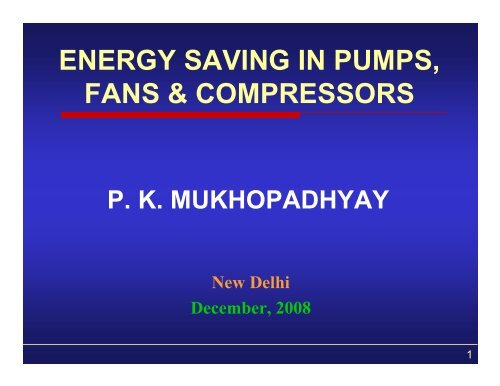energy saving in pumps, fans & compressors - petrofed.winwinho...