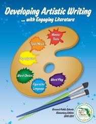 Developing Artistic Writing.pdf - Brevard Public Schools