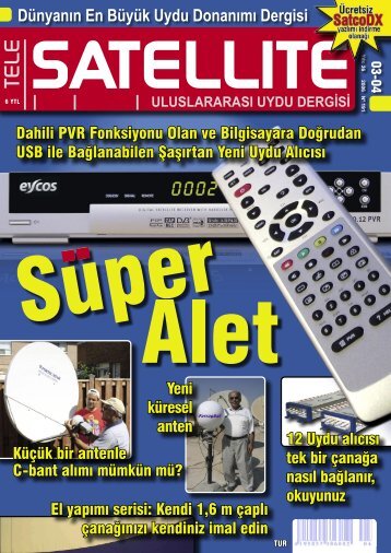Dünyanın En Büyük Uydu Donanımı Dergisi - TELE-satellite ...