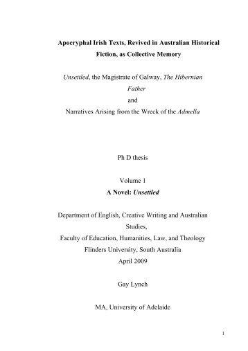 12 November Vol 1 - Theses - Flinders University