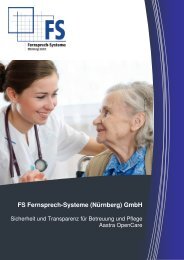 Aastra OpenCare - FS Fernsprech-Systeme (Nürnberg) GmbH